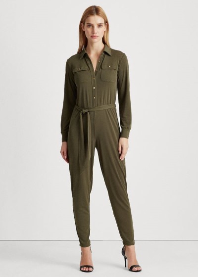 Dámské Kombinézy Ralph Lauren Buttoned Jersey - 34520-LPCD